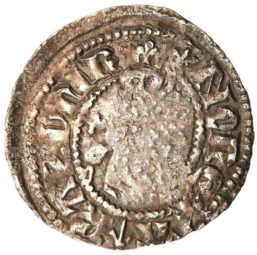 Kazimierz III Wielki (1333-1370) kwartnik (półgrosz), Kraków (R5)